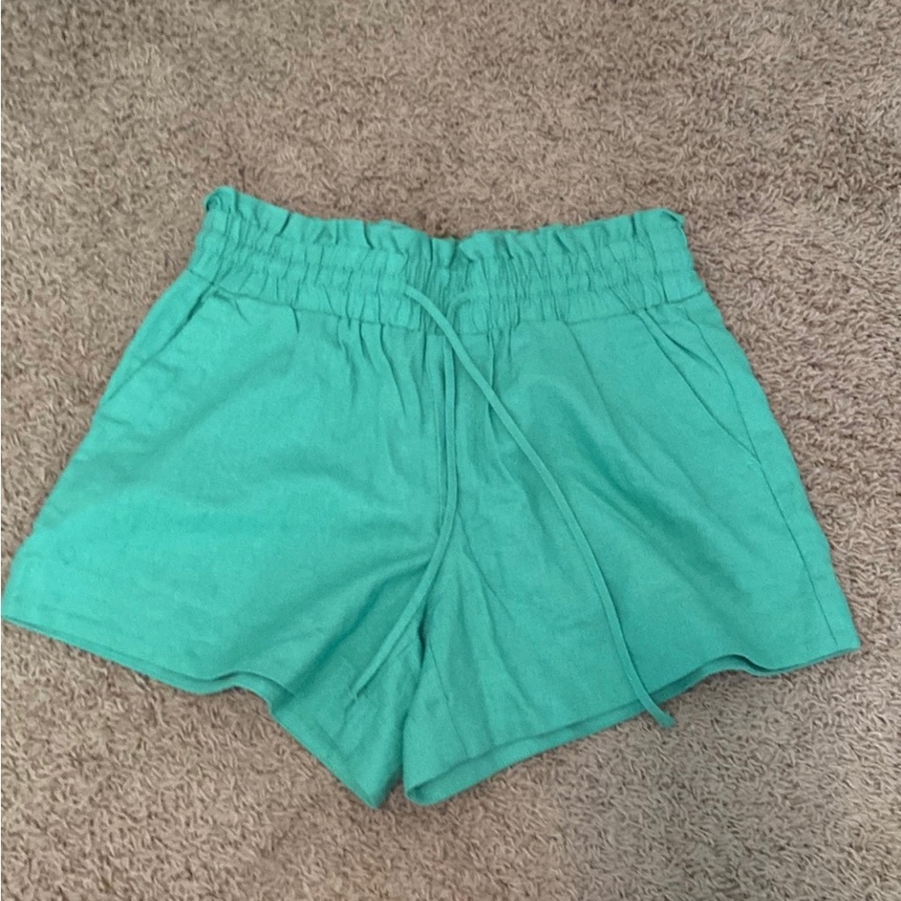 Green shorts